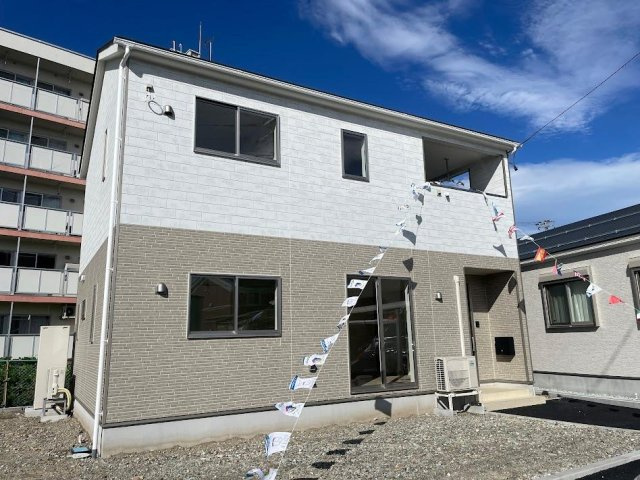 東根市六田第2【新築建売住宅】1号棟の外観|1号棟完成しました！内覧ご予約受付中！