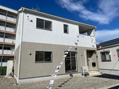 【外観】 | 東根市六田第2【新築建売住宅】1号棟 | 1号棟完成しました！内覧ご予約受付中！