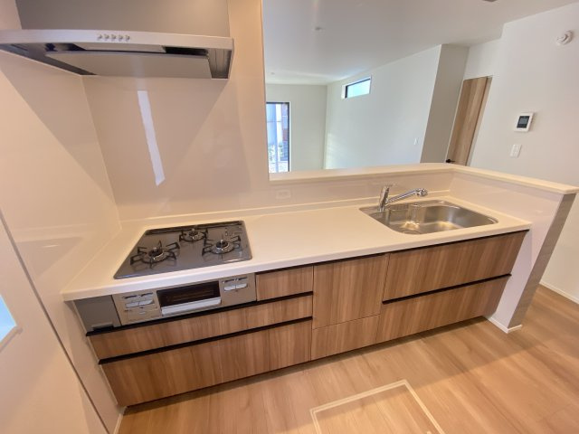 『八王子市新築戸建て』八王子市暁町3-2-5【仲介手数料無料】　　３期　のキッチン|～仲介手数料無料☆八王子ひなた不動産～八王子市暁町　新築戸建て
