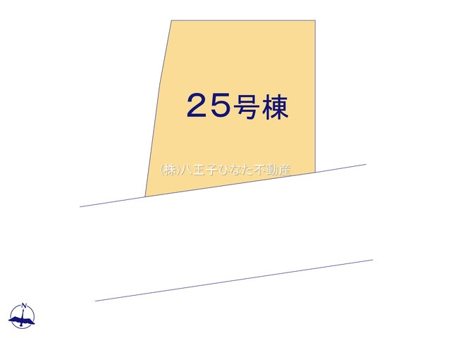 『八王子市新築戸建て』八王子市暁町3-2-5【仲介手数料無料】　　３期　の区画図|～仲介手数料無料☆八王子ひなた不動産～八王子市暁町　新築戸建て