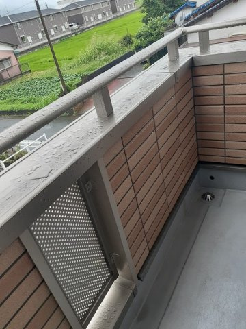 サニーリブＡ棟のバルコニー