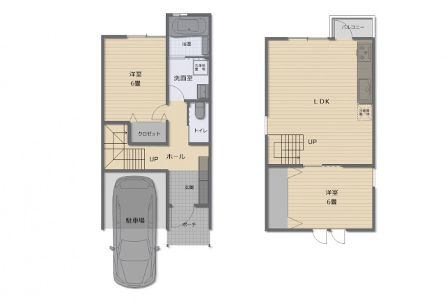 長束４丁目戸建ての間取り