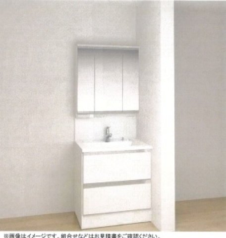 長束４丁目戸建ての独立洗面台