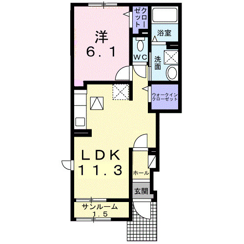 マードレ七番館の間取り