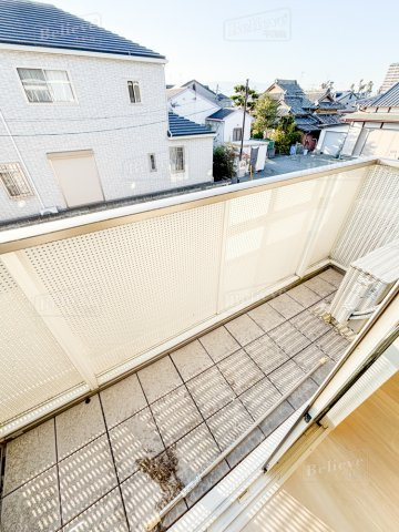CREA宮ノ陣のバルコニー|日当たりの良いバルコニー♪