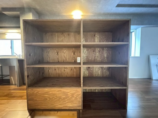 ３沿線利用可能◆２０２４年８月リノベーション済み２ＬＤＫ◆アルス四条室町Ｄ-ｓｔｙｌｅの収納|収納棚