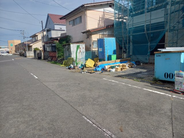 水戸市本町　1期の前面道路含む現地写真|前面道路含む現地写真です