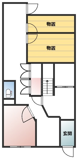 桃山町　中古店舗付き住宅