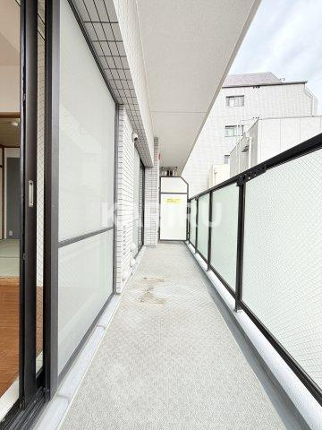 ライフ野江のバルコニー