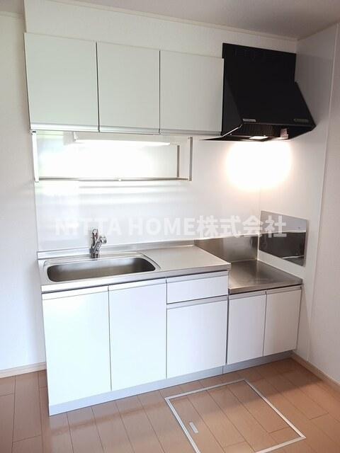 メゾンフランＢのキッチン|ガスコンロ設置可能です◆