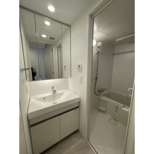 コンフォリア・リヴ南森町Qの独立洗面台