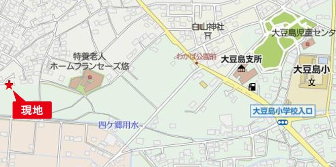 長野市大字風間　中古戸建の地図|JR「長野」駅まで車で約15分、最寄りバス停までは徒歩約7分です。