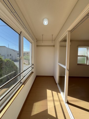 グリーンパーク　Ｅ・Ｉ　Ｃのバルコニー