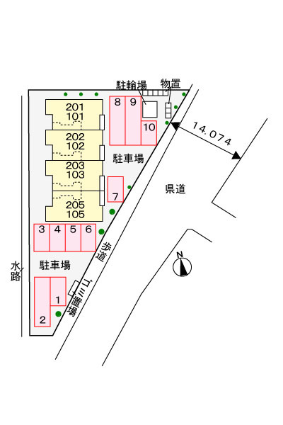 エアリー　ブライドの区画図