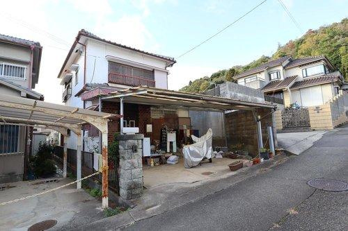 山田町小部土地の前面道路含む現地写真|外観写真