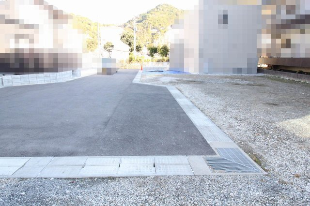 神田　建築条件なし　売土地　東棟　（全2棟）の前面道路含む現地写真