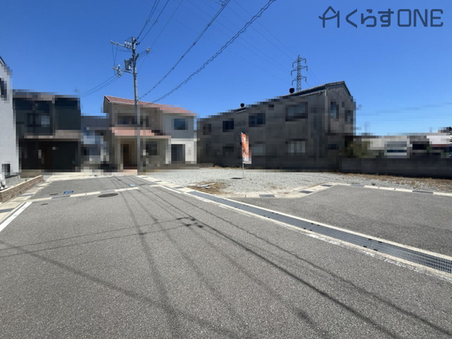 【前面道路含む現地写真】 | たつの市御津町苅屋／2区画 | 3号地