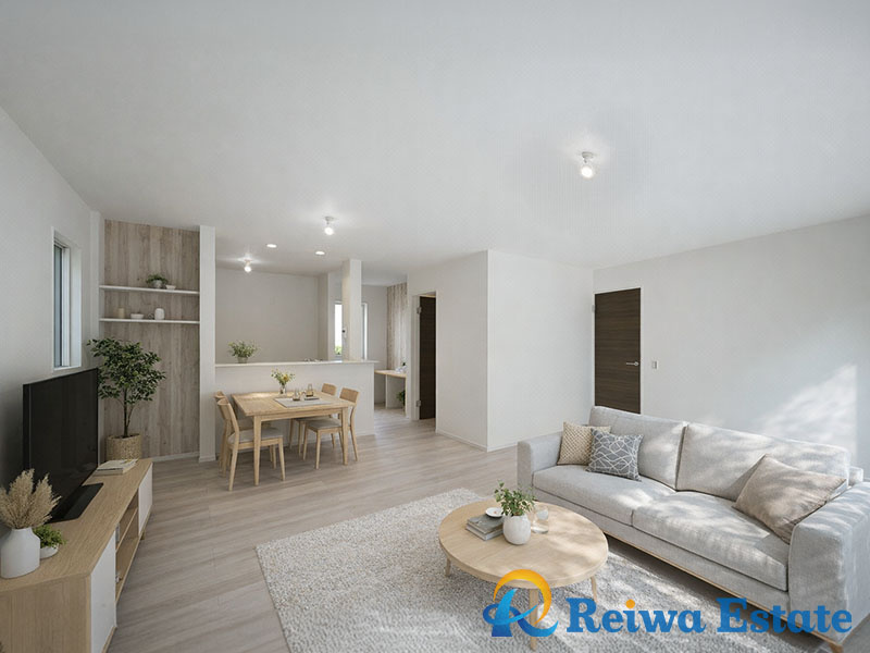 新築戸建　茅ヶ崎市円蔵の居間・リビング