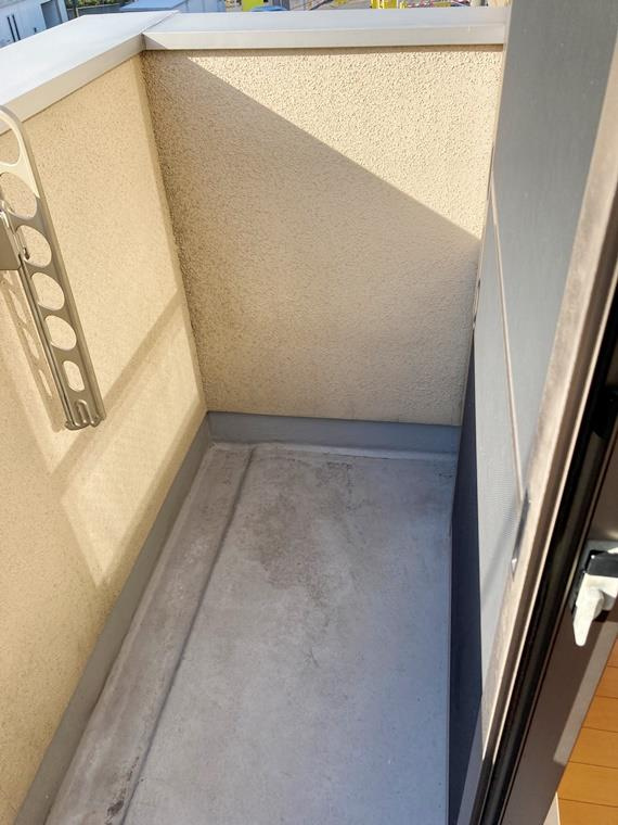 七島町戸建のバルコニー