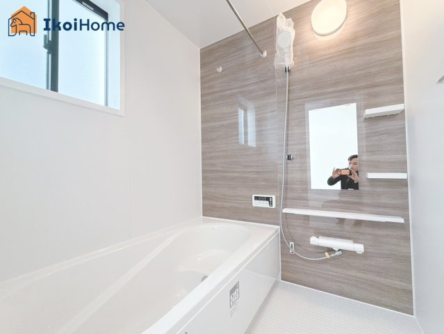 神戸市西区伊川谷町有瀬2期　新築戸建の浴室|【ホームページに現地動画掲載中】●年中無休：当日予約可●浴室乾燥暖房機完備の浴室です！