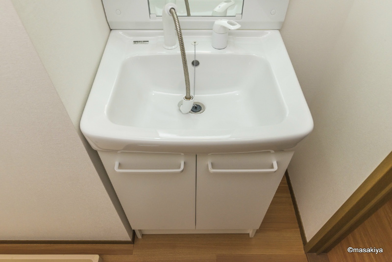 セジュール上高田の洗面所|洗面　シャンプードレッサー付き。