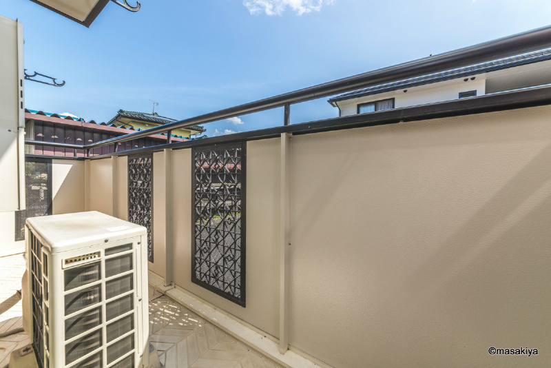セジュール上高田のバルコニー