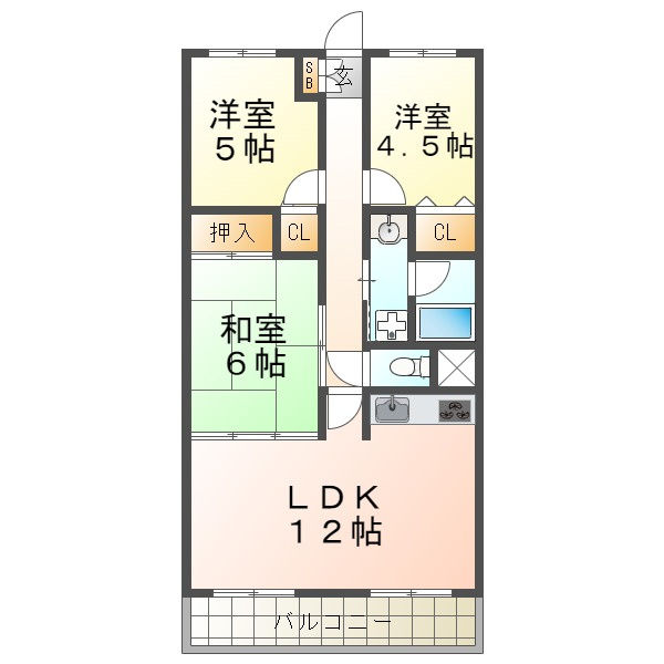 グリーンゲート清玄の間取り