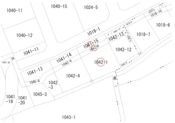 群馬県高崎市八幡町　売地の土地図