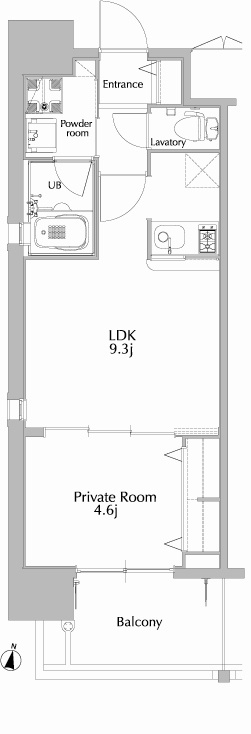 新品家具付きマンション六本松8(KaGood福岡)