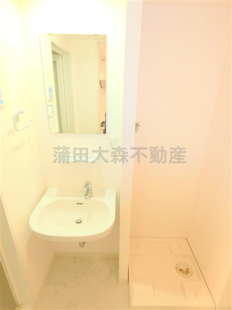 メインステージ大森北の洗面所|洗面脱衣所　独立洗面台　洗濯機置き場