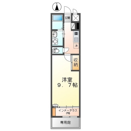 菊池郡菊陽町大字津久礼のアパートの間取り