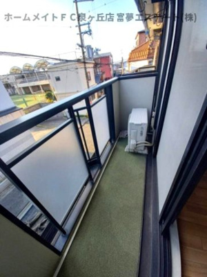 【バルコニー】 | キャッスルⅡ | ※イメージ　同物件別号室の写真