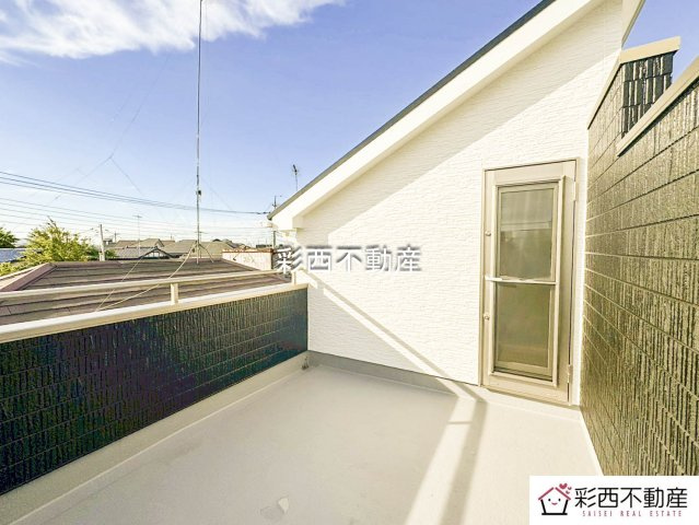 川越市宮元町中古戸建のバルコニー