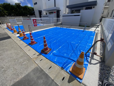 【駐車場】 | 嘉手納屋良（全6棟）3号棟 | 3号棟　並列駐車2台完備♪