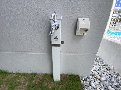 【設備】 | 嘉手納屋良（全6棟）3号棟 | 3号棟　外水栓♪コンセント付き♪