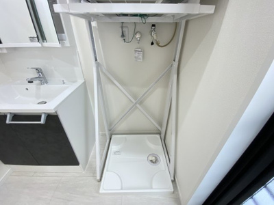 【ランドリースペース】 | 嘉手納屋良（全6棟）3号棟 | 3号棟　洗濯機置き場♪