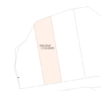 【売地】八重瀬町新城　１５３坪の区画図