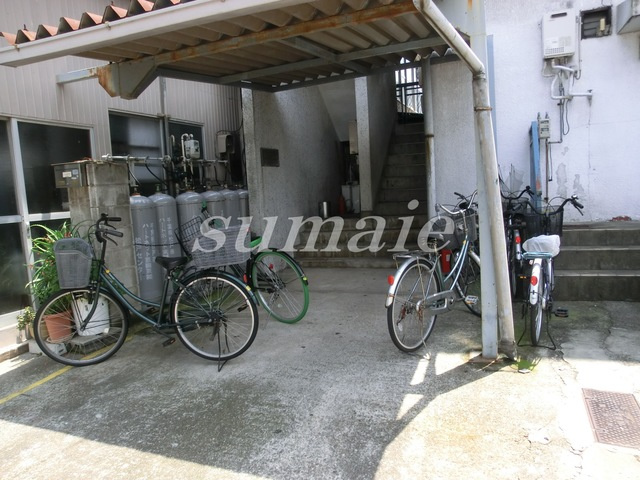 天王マンションのその他共用部分|駐輪場です！
