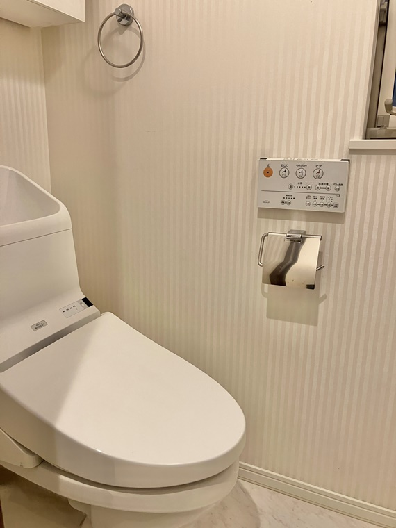 宮内戸建のトイレ