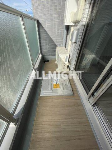 府中市住吉町１丁目の賃貸マンションのバルコニー|★お部屋探しはオールマイト不動産までご相談下さい♪