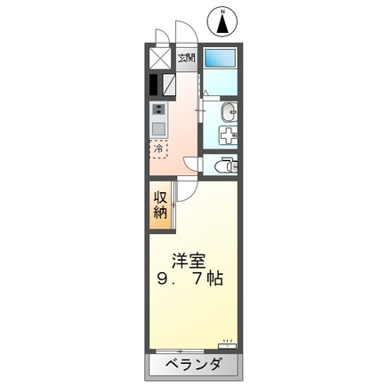 菊池郡菊陽町大字津久礼のアパートの間取り