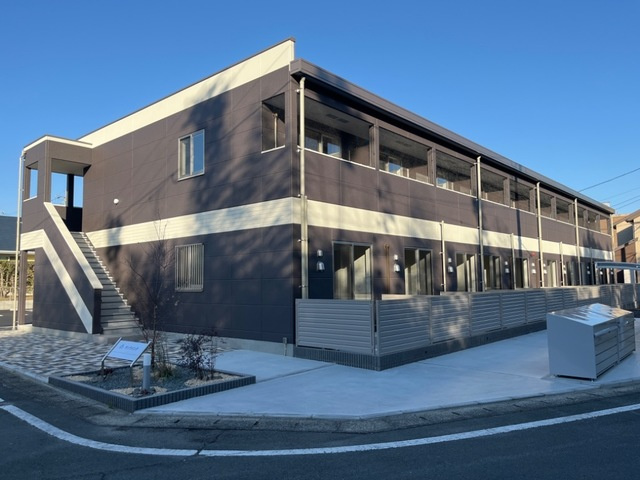 菊池郡菊陽町大字津久礼のアパートの外観