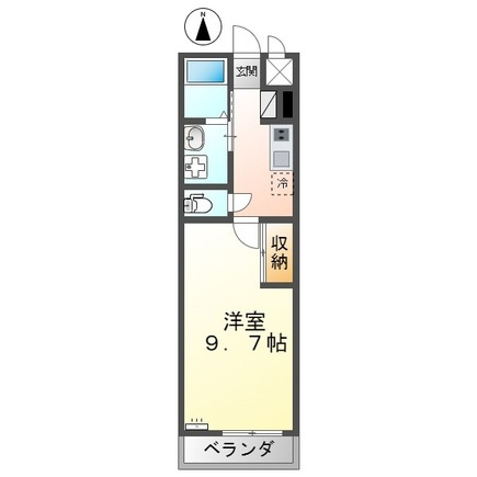 菊池郡菊陽町大字津久礼のアパートの間取り