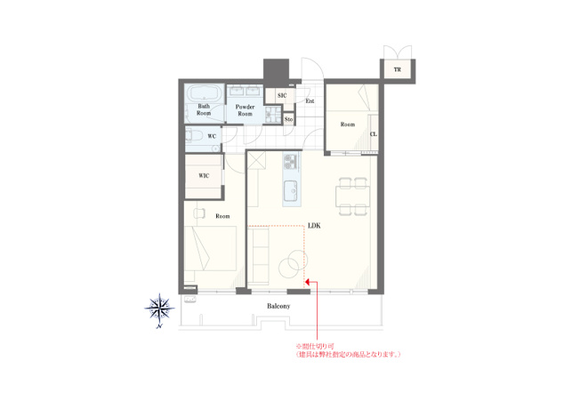 【間取り】 | パークタワーグランスカイ