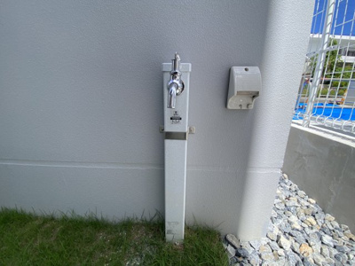【設備】 | 嘉手納屋良（全6棟）ラスト4号棟 | 4号棟　外水栓♪コンセント付き♪