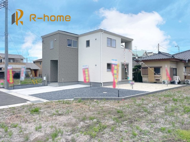 常陸大宮市石沢第2　新築戸建て　6号棟の外観|ご予約を頂ければ、『平日』はもちろん『早朝』や『夜間』もご見学可能です♪お気軽にお申し付けください♪