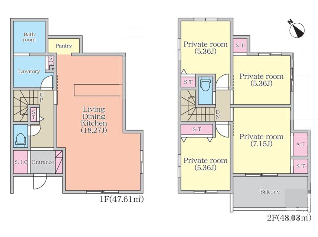 北区成願寺2丁目(全1棟)の間取り