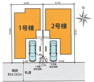 【区画図】 | 西東京市谷戸町12期　全2棟　1号棟 | 西東京市谷戸町12期　全2棟　1号棟