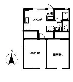 第二コーポヌクイの間取り|バルコニーあります