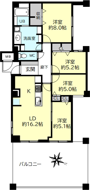 ロイアルヒルズ舞子の間取り